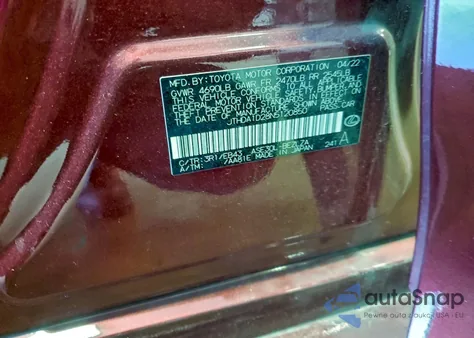 2022 Lexus Is 300 z USA, uszkodzony, nr VIN JTHDA1D28N5120850